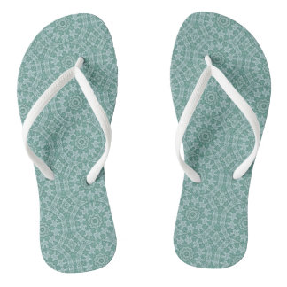 Tantalizing in Teal Flip Flops