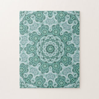 tantalizing in teal jigsaw puzzle