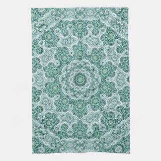 tantalizing in teal kitchen towel