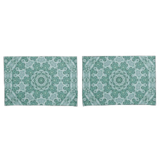 Tantalizing in teal pillowcase