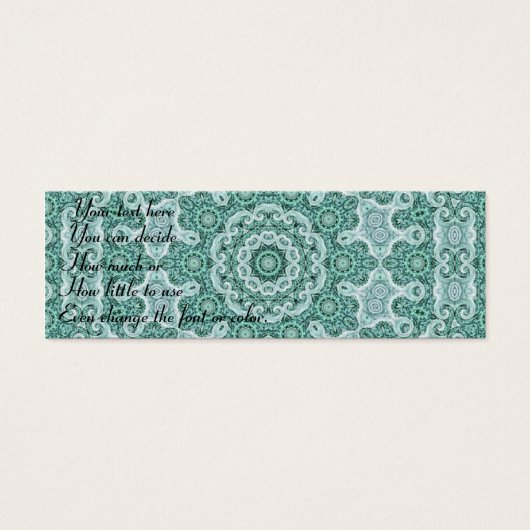 Tantalizing in teal profile card (Front)