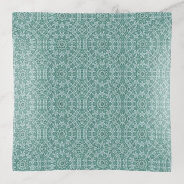 Tantalizing in teal trinket tray (Front)