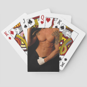 Tantalizing Male Playing Cards