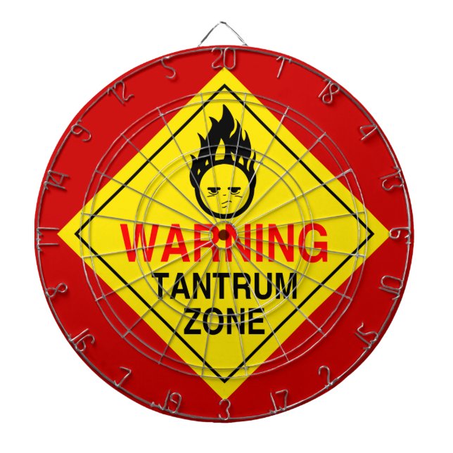 Tantrum Zone Dart Board (Front)