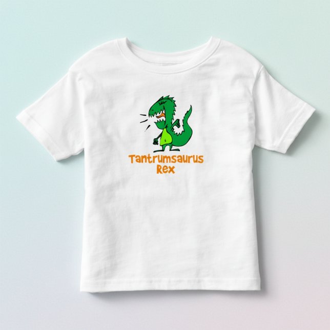 Tantrumsaurus Rex Funny Toddler T-shirt (Tantrumsaurus rex funny toddler t-shirt.)