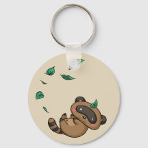 Tanuki and Leaves