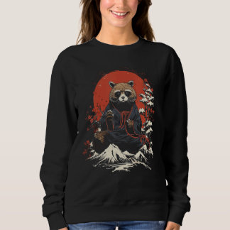 Tanuki Japanese Art Raccoon Dog Japan Gift Sweatshirt