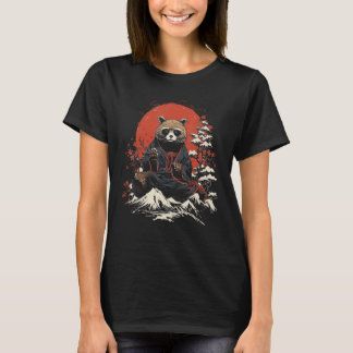 Tanuki Japanese Art Raccoon Dog Japan Gift T-Shirt