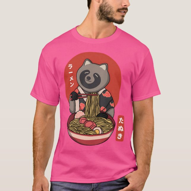 Tanuki Ramen T-Shirt (Front)