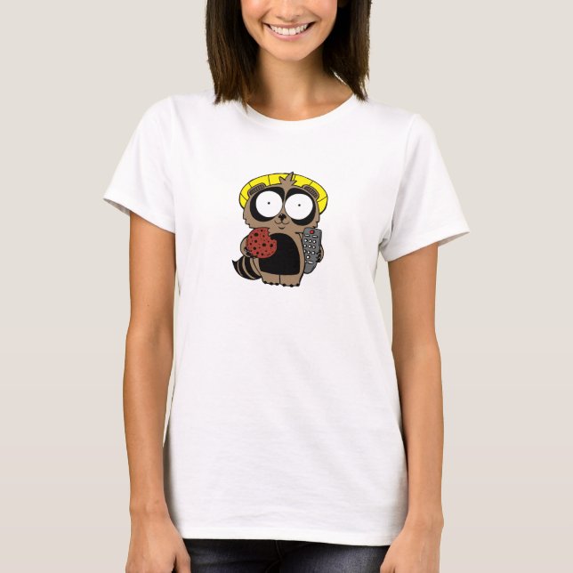 Tanuki with a cookie shirt (Front)