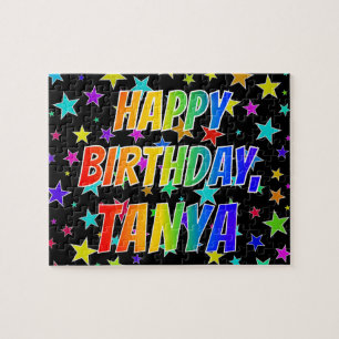 "TANYA" First Name, Fun "HAPPY BIRTHDAY" Jigsaw Puzzle