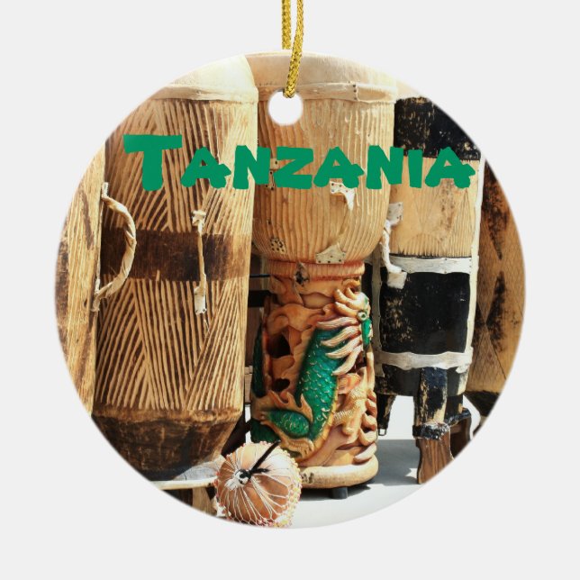 Tanzania African Bongos Christmas Ornament (Front)