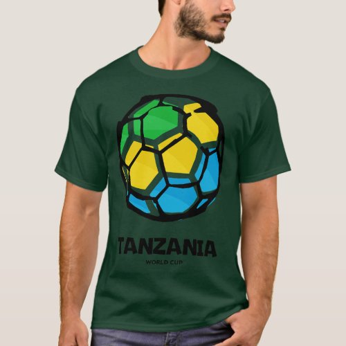 Tanzania  Country Flag T_Shirt