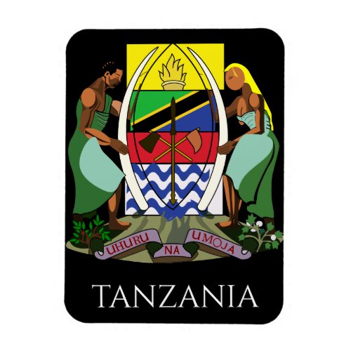 tanzania emblem magnet