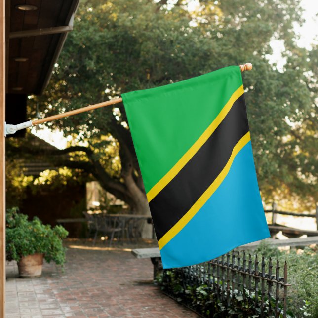 Tanzania flag (In SItu)