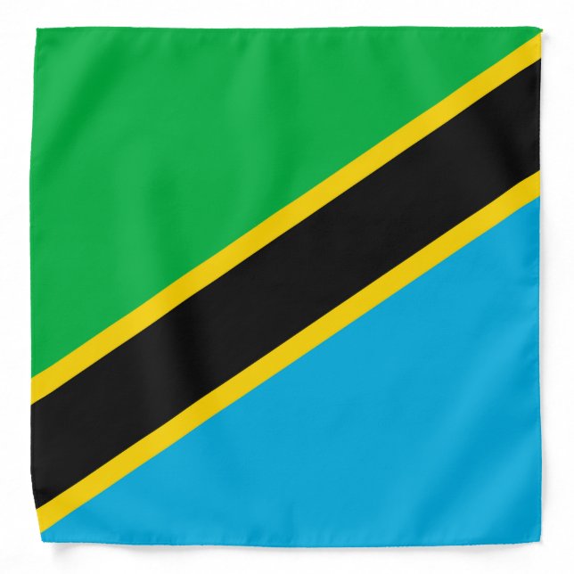 Tanzania flag bandana (Front)