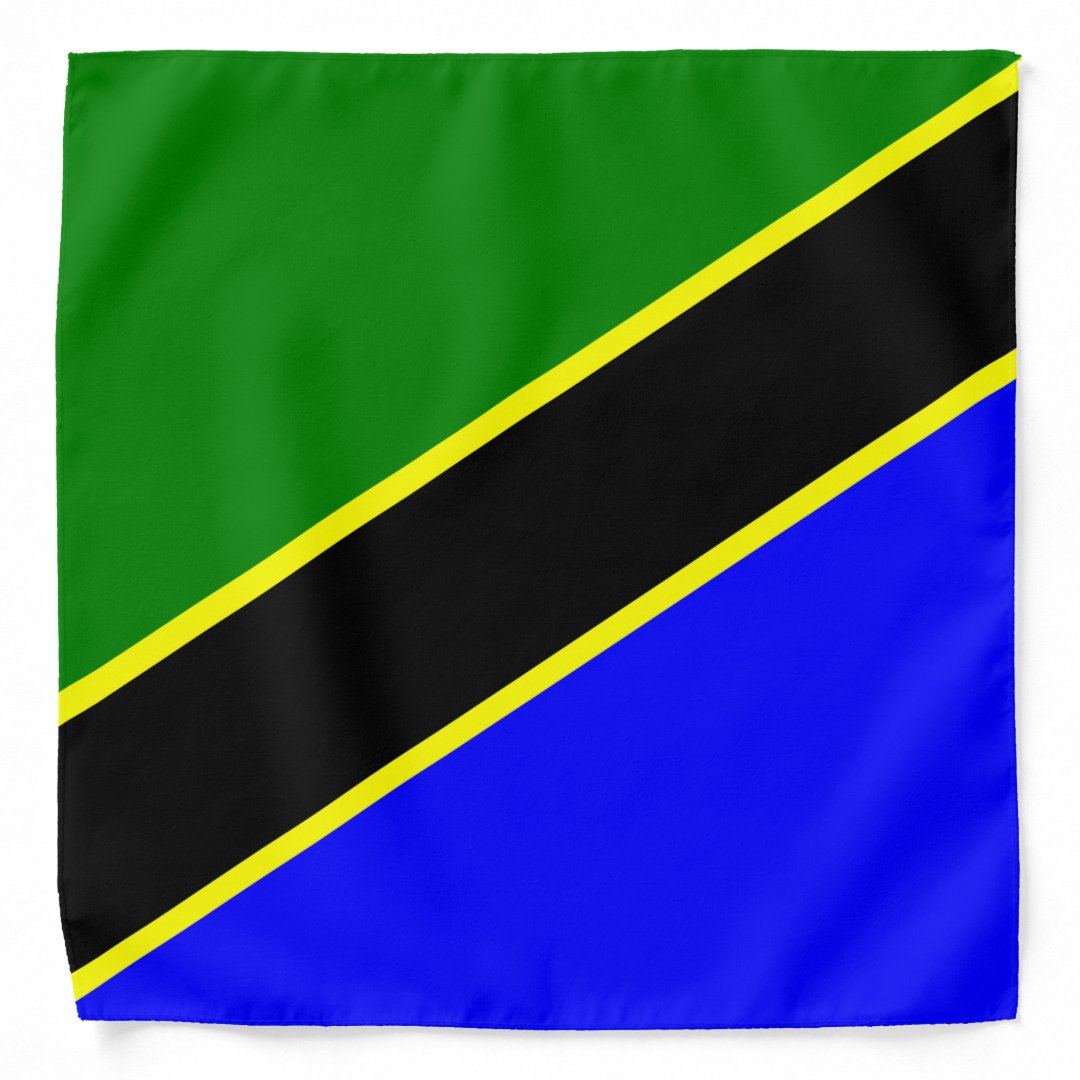 Tanzania Flag Bandana | Zazzle