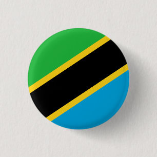 Tanzania Flag Button