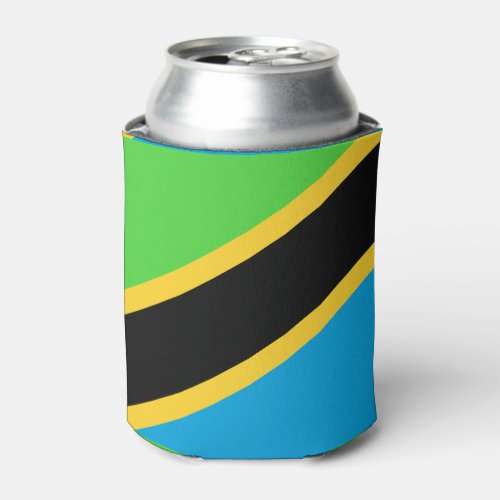 Tanzania Flag Can Cooler