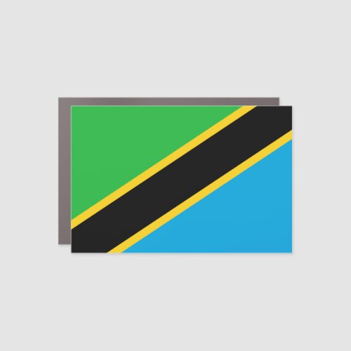 Tanzania Flag Car Magnet