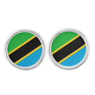 Tanzania Flag Cufflinks
