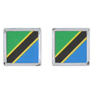 Tanzania Flag Cufflinks