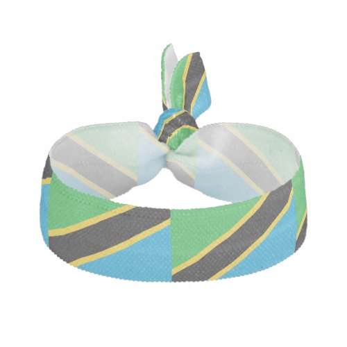 Tanzania Flag Elastic Hair Tie