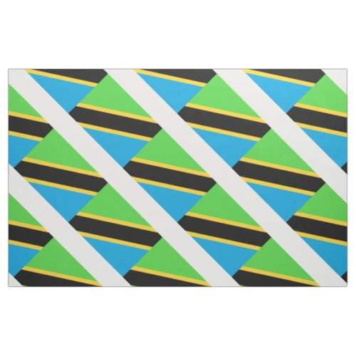 Tanzania Flag Fabric