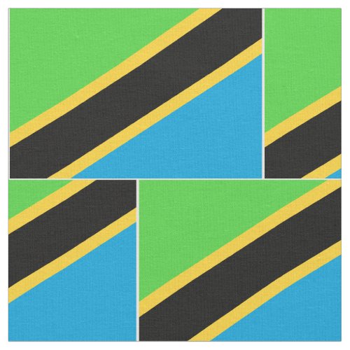 Tanzania Flag Fabric