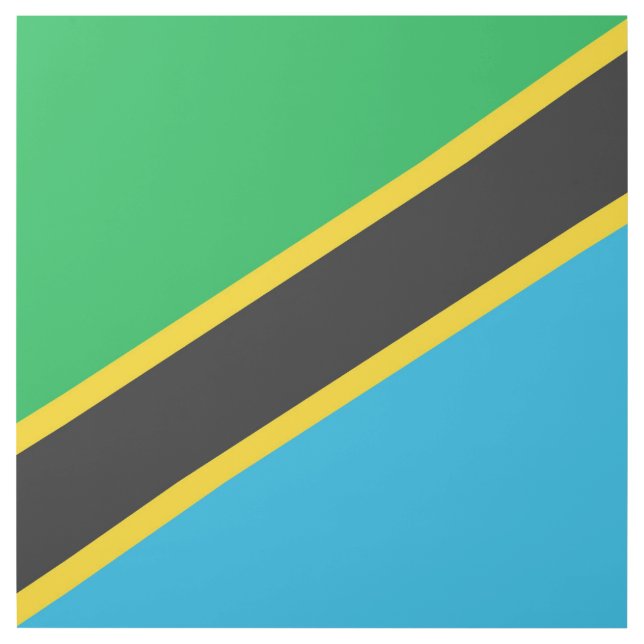 Tanzania flag gallery wrap (Front)