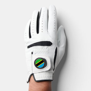 Tanzania flag golf glove