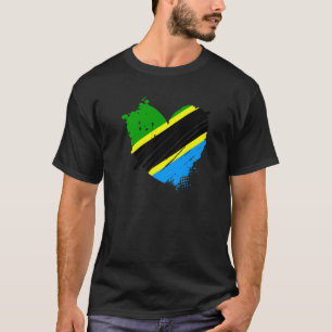 Tanzania Flag I love It is in my DNA Tanzanians T-Shirt