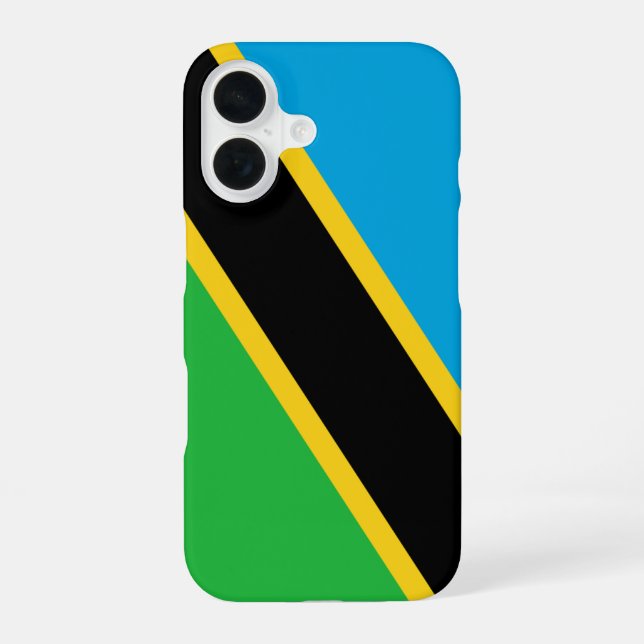 Tanzania flag iphone case (Back)