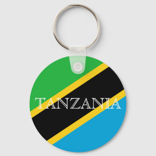 tanzania flag keychain