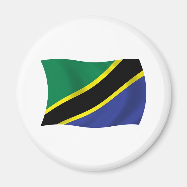 Tanzania Flag Magnet (Front)