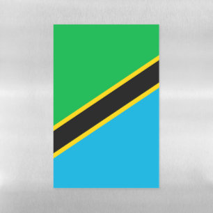 Tanzania flag magnetic dry erase sheet