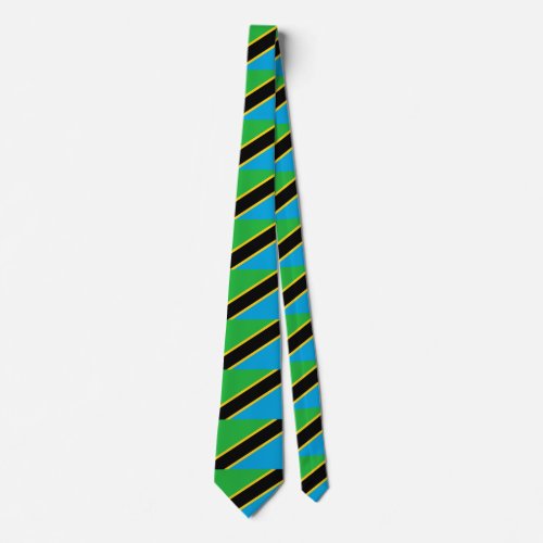 Tanzania Flag Neck Tie