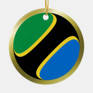 Tanzania Flag Ornament