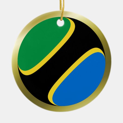 Tanzania Flag Ornament