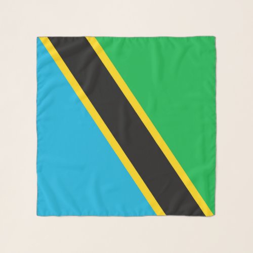 Tanzania flag scarf