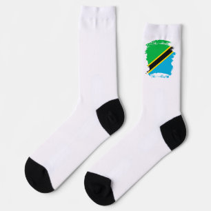 Tanzania flag socks