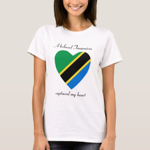 Tanzania Flag Sweetheart T-Shirt