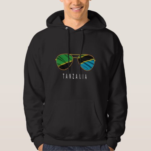 Tanzania Flag Tanzanian Tanzania Pride Sunglasses Hoodie