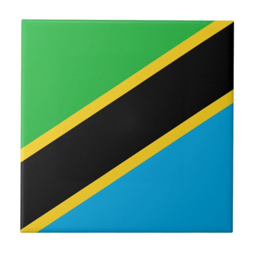Tanzania Flag Tile