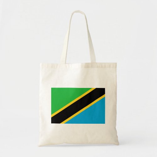 Tanzania Flag Tote Bag