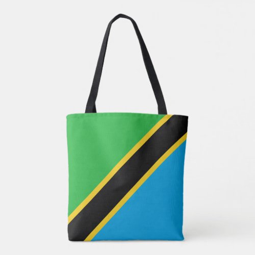 Tanzania Flag Tote Bag