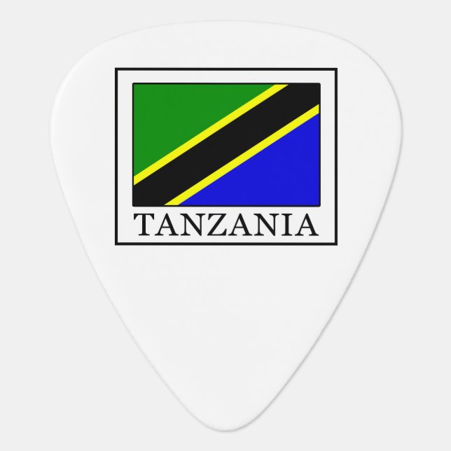 Tanzania Guitar Pick (Front)