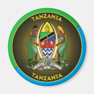 Tanzania Heritage Emblem Magnet