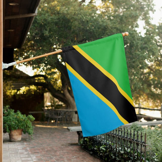 Tanzania House Flag (In SItu)