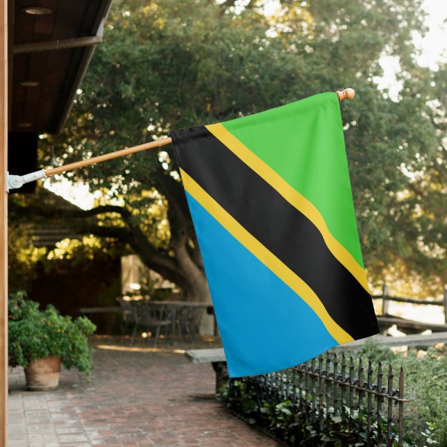 Tanzania House Flag (In SItu)